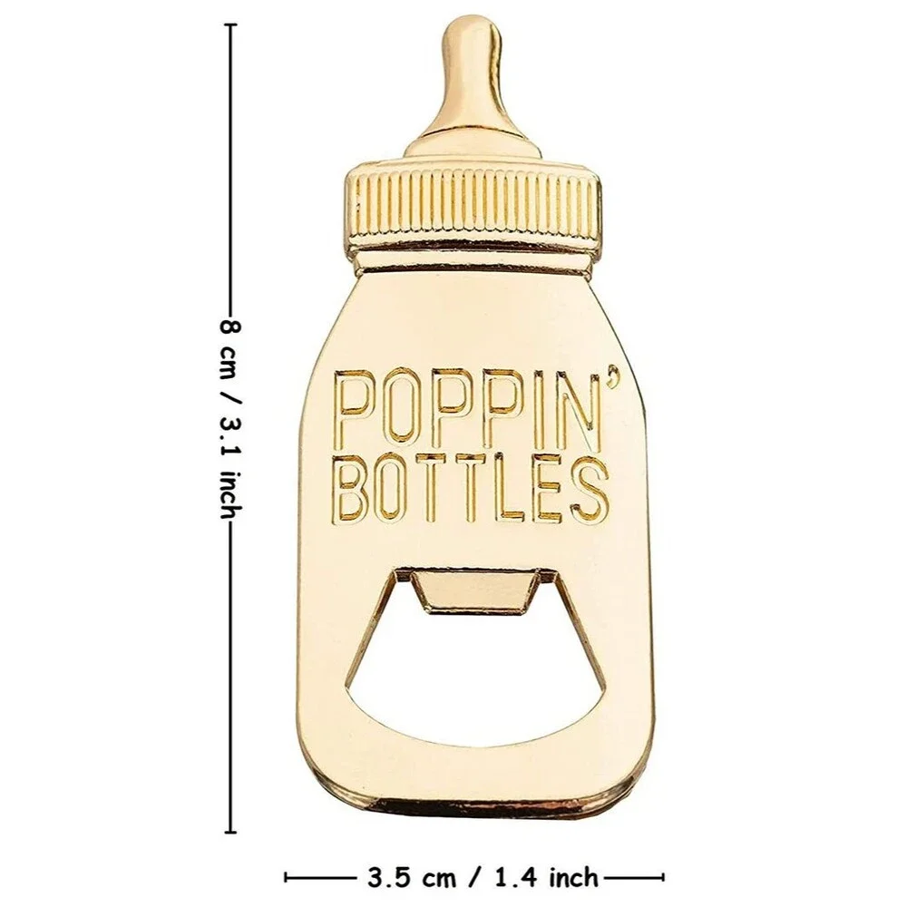 DAJAMAI 12 Pieces Baby Bottle Bottle Openers for Baby Shower‎